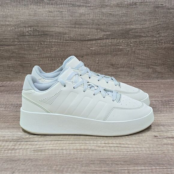 adidas Other - Adidas Mullaly Low Men's Size 7.5 Cream White Cloud White Alumina Shoes (JI0828)